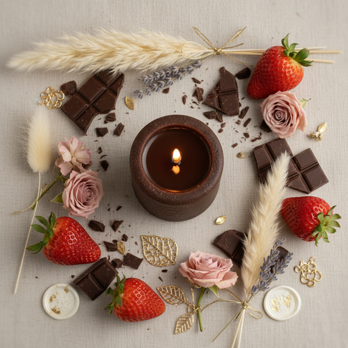 Edible Chocolate Candle - Aesthetic
